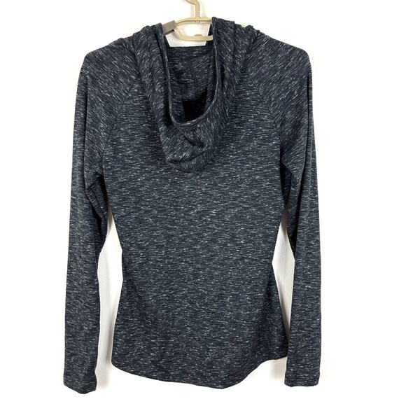 Columbia long sleeve hooded top Small Gray spacedye outdoor hiking - Picture 2 of 9